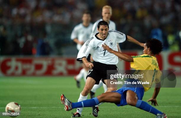 Final, Germany - Brazil, Wc 2002 /Oliver Neuville - Ronaldinho /Allemagne, Duitsland, Bresil, Brasil,