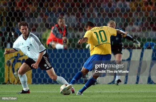 Final, Germany - Brazil, Wc 2002 /Rivaldo, Linke Thomas /Allemagne, Duitsland, Bresil, Brasil,