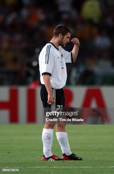 Final, Germany - Brazil, Wc 2002 /Torsten Frings, Deception, Teleurstelling, Allemagne, Duitsland, Bresil, Brasil,