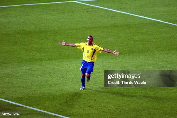 Final, Germany - Brazil, Wc 2002 /Joie But Ronaldo, Vreugde, Celebration /Allemagne, Duitsland, Bresil, Brasil,