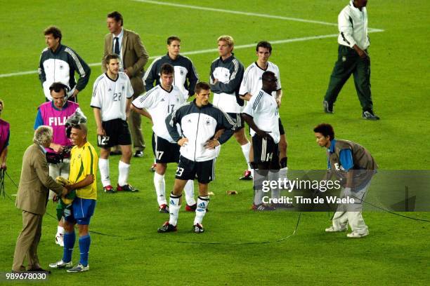 Final, Germany - Brazil, Wc 2002 /Voller Rudy, Ronaldo, Butt Hans Joerg, Bode Marco, Lehmann Jens, Asamoah Gerald, Allemagne, Duitsland, Bresil,...