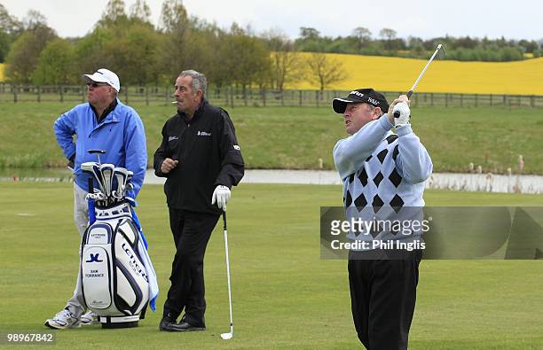 Ian Woosnam of Wales in action during the Pro-Am for the Handa Senior Masters presented by the Stapleford Forum played at Stapleford Park on May 11,...