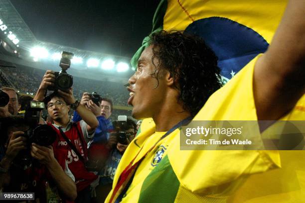 Final, Germany - Brazil, Wc 2002 /Ronaldinho, Joie, Vreugde, Celebration, Photographes, Photographers, Press, Pers, Allemagne, Duitsland, Bresil,...