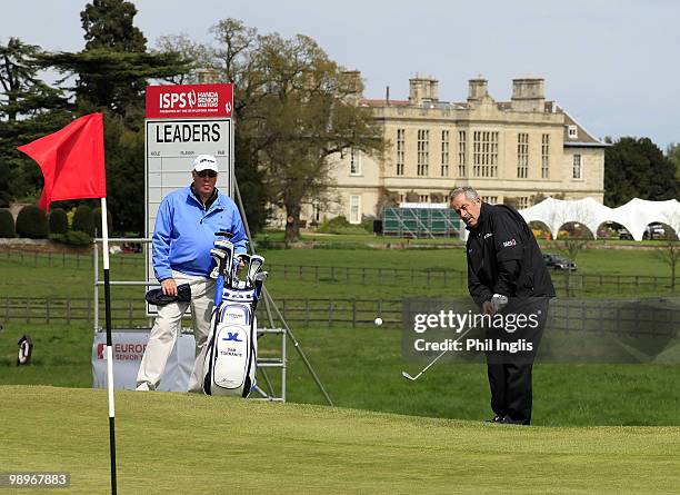 Sam Torrance of Scotland in action during the Pro-Am for the Handa Senior Masters presented by the Stapleford Forum played at Stapleford Park on May...