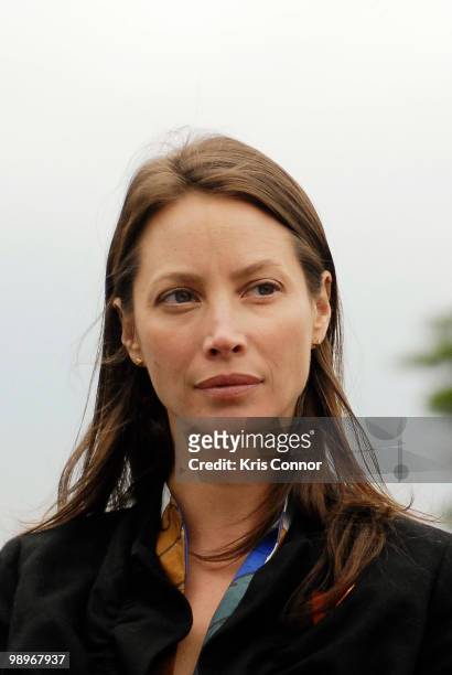 Christy Turlington speaks during a news conference to introduce "The Outcomes while Maximizing Successes Act in front of the Capitol, House Triangle...