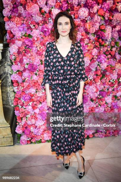 Actress Carice Van Houten attends the Schiaparelli Haute Couture Fall/Winter 2018-2019 show as part of Haute Couture Paris Fashion Week on July 2,...