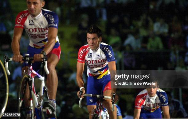 Tdf 2002, Team Presentation, Cofidis, Mattan Nico, Millar Robert, Tour De France, Ronde Van Frankrijk, Equipe, Ploeg,