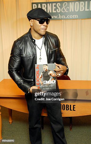 Actor/hip hop artist L.L. Cool J signs copies of "Platinum 360 Diet and Lifestyle" at Barnes & Noble 5th Avenue on May 11, 2010 in New York City.