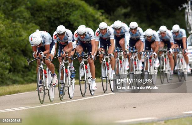 Tdf 2002, Team Time Trial, Domo - Fram Frites, Virenque Richard, Bruylandts Dave, Cassani Enrico, Knaven Servais, Konecny Tomas, Merckx Axel,...