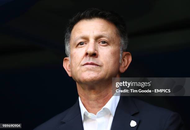 Mexico manager Juan Carlos Osorio Brazil v Mexico - FIFA World Cup 2018 - Round of 16 - Samara Stadium .