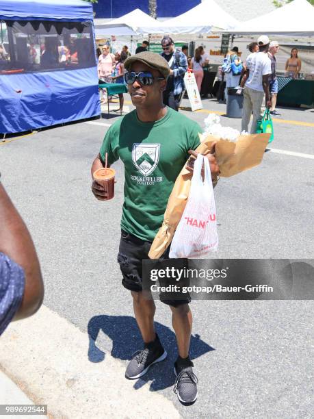 Shaka Smith is seen on July 01, 2018 in Los Angeles, California.