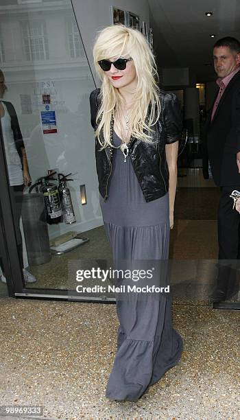 Pixie Lott Sighted leaving Lipsy on May 11, 2010 in London, England.