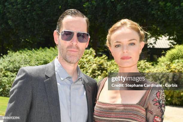 Actress Kate Bosworth and husband Michael Polish attend the Christian Dior Haute Couture Fall/Winter 2018-2019 show as part of Haute Couture Paris...