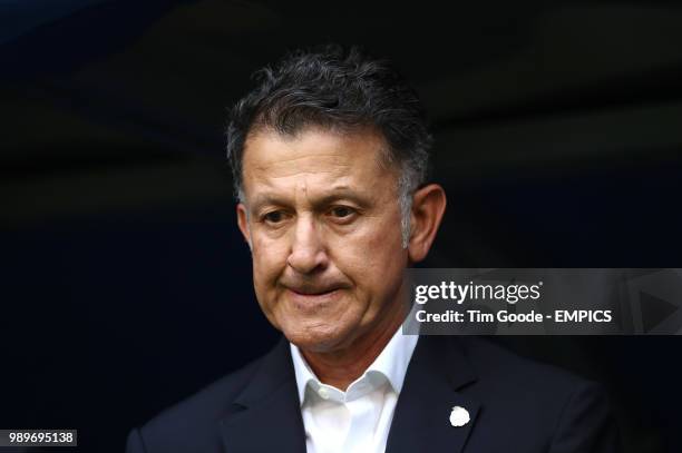 Mexico manager Juan Carlos Osorio Brazil v Mexico - FIFA World Cup 2018 - Round of 16 - Samara Stadium .