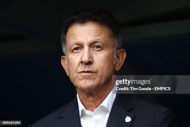 Mexico manager Juan Carlos Osorio Brazil v Mexico - FIFA World Cup 2018 - Round of 16 - Samara Stadium .