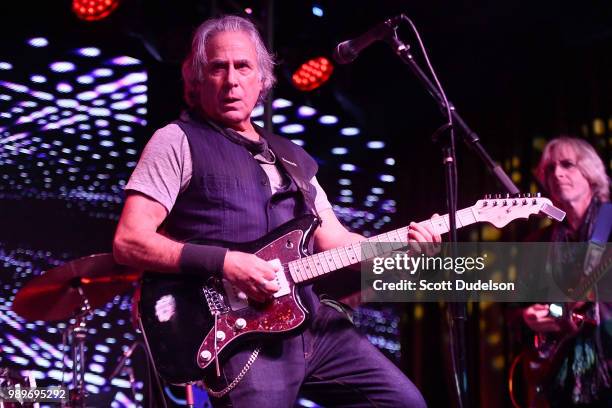 Musician Danny 'Kootch' Kortchmar performs onstage at Bogie's on July 1, 2018 in Westlake Village, California.