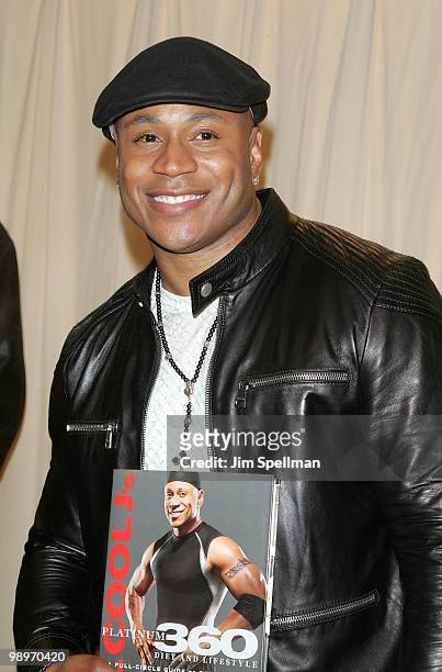 Cool J promotes "Platinum 360 Diet and Lifestyle" at Barnes & Noble 5th Avenue on May 11, 2010 in New York City.