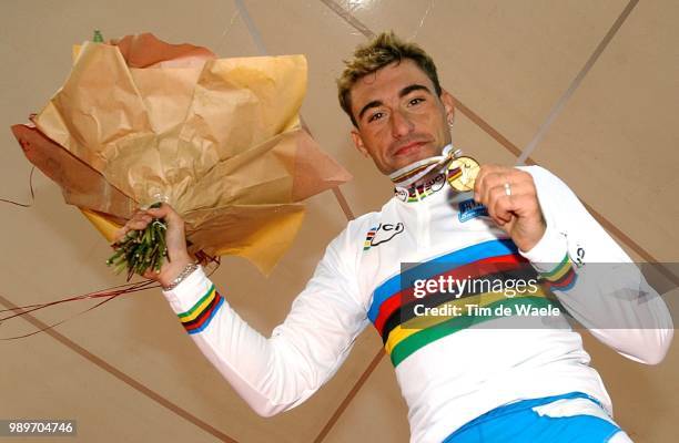 World Champ. 2002, Day 4, Chicchi Francesco, Medaille D ' Or, Gouden Medaille, Gold Medal, Podium, Men - 23 Years, Hommes - 23 Ans, Mannen - 23 Jaar,...