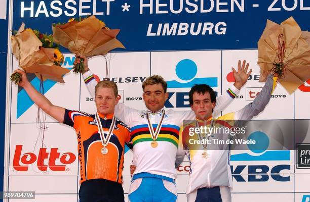 World Champ. 2002, Day 4, Gutierrez Francisco, Bronze Medal, Medaille Bronze, Bronzen Medaille, Dekkers Hans, Silver Medal, Medaille D ' Argent,...