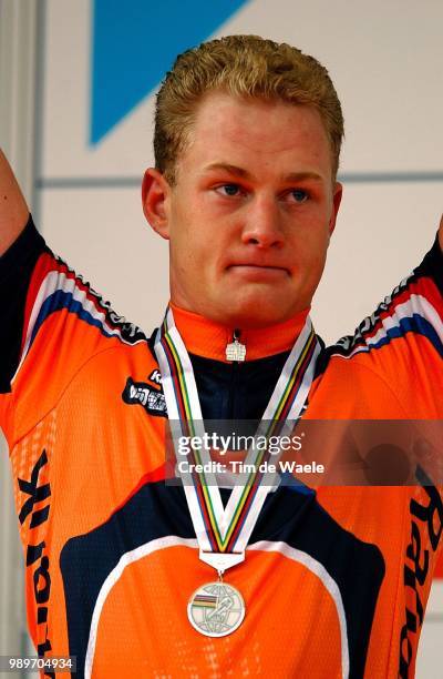 World Champ. 2002, Day 4, Dekkers Hans, Silver Medal, Medaille D ' Argent, Zilver Medaille, Podium, Men - 23 Years, Hommes - 23 Ans, Mannen - 23...