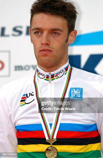 World Champ. 2002, Day 5, Gerard Arnaud, Gold Medal, Medaille D ' Or, Gouden Medaille, Podium, Men Juniors, Hommes Juniors, Mannen, Junior,...