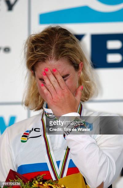 World Champ. 2002, Day 5, Ljungskog Susanne, Gold Medal, Medaille D ' Or, Gouden Medaille, Podium, Elite Women, Femmes Elite, Elite Vrouwen,...