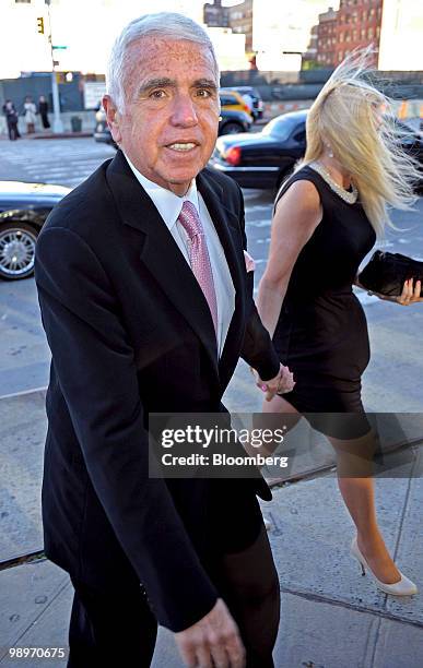 Mel Karmazin, chief executive officer of Sirius XM Radio Inc., arrives for the Robin Hood Foundation gala in New York, U.S., on Monday, May 10, 2010....