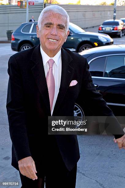 Mel Karmazin, chief executive officer of Sirius XM Radio Inc., arrives for the Robin Hood Foundation gala in New York, U.S., on Monday, May 10, 2010....