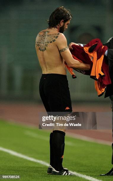 As Roma - Rc Genk, Champ. League, Candela Vincent, Illustration, Illustratie, Tatoo, Tatouage, Racing, Champions League 2002, Uefa,