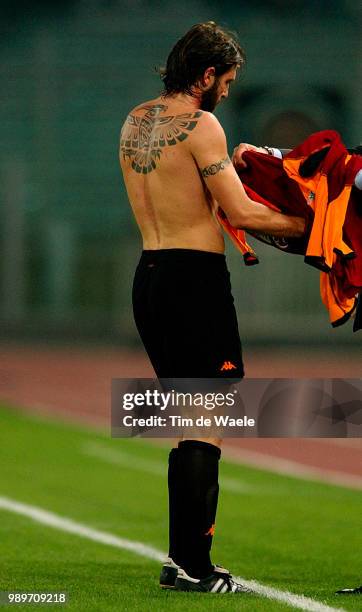 As Roma - Rc Genk, Champ. League, Candela Vincent, Illustration, Illustratie, Tatoo, Tatouage, Racing, Champions League 2002, Uefa,