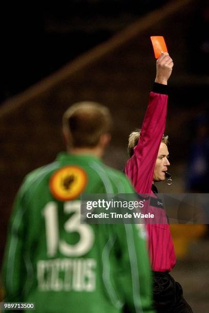 Rc Genk - La Louviere, Belgian Cup /Gumienny Serge, Red Card, Carte Rouge, Rode Kaart, Referee, Arbitre, Scheidsrechter, 1/8 Final, Beker Van Belgie,...