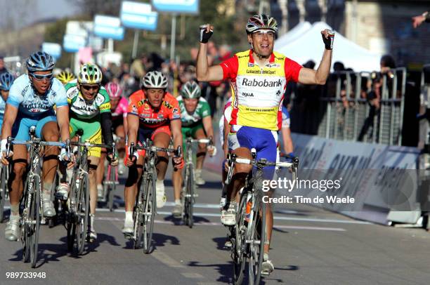 Tirreno - Adriatico, Stage 4Arrival, Freire Oscar Celebration Joie Vreugde, Hondo Danilo , Guidi Fabrizio , Grillo Paride Stage 4 : Teramo -...