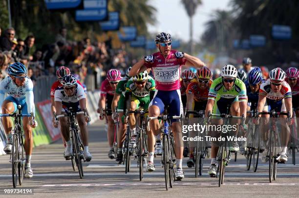Tirreno - Adriatico, Stage 7Hondo Danilo , Guidi Fabrizio , Petacchi Alessandro Celebration Joie Vreugde, Cipollini Mario , O'Grady Stuart Stage 7 :...