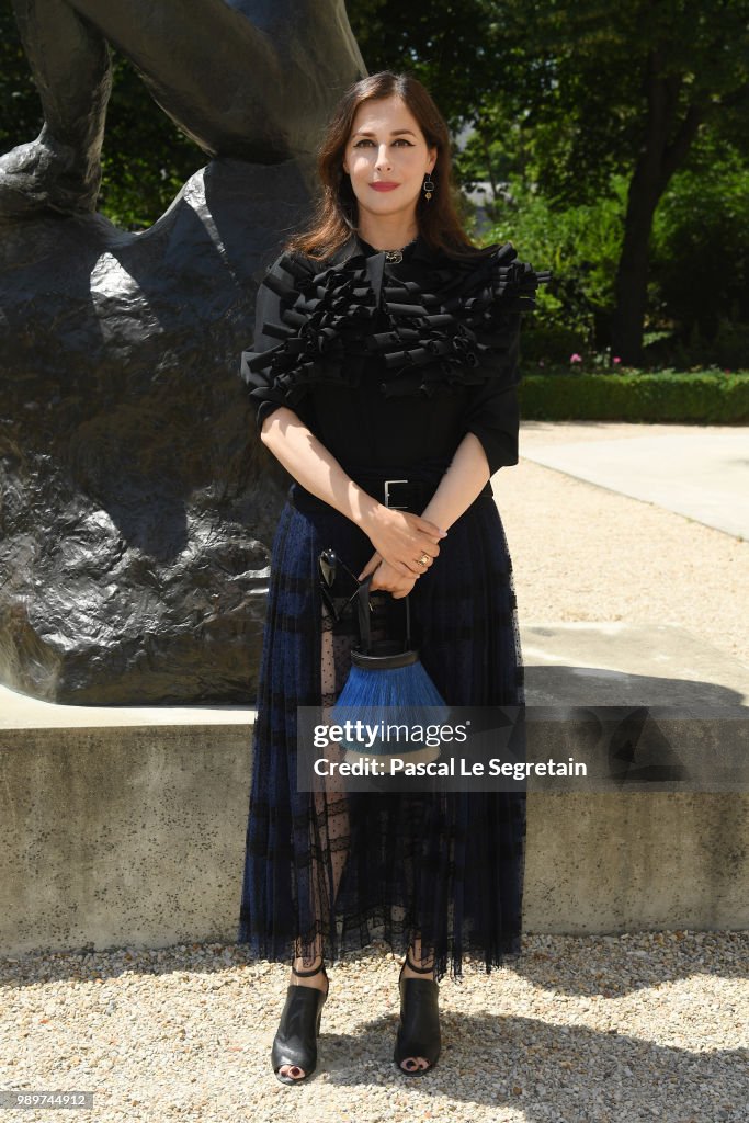 Christian Dior : Photocall - Paris Fashion Week - Haute Couture Fall Winter 2018/2019