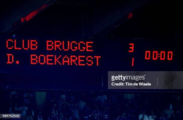 Cl Brugge - Fc Dinamo Bucuresti, Ecscore, Resultat, Resultaat, European Cup, Europeese Beker, Coupe D'Europe, Champions League, Club, Boekarest,