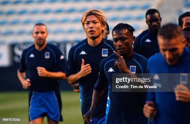 Training Rc Genk, Letna Stadion, Suzuki Takayuki, Zokora Didier Maestro, Sonck Wesley, Racing, Entrainement, Stade,