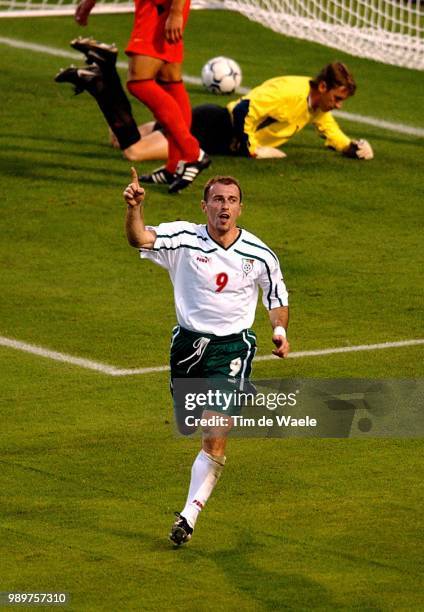 Belgium - Bulgary/ Qual.Euro 2004, But, Goal, Iankovich Zoran, Joie, Vreugde, Celebration, De Vlieger Geert, Red Devils, Diables Rouges, Rode...