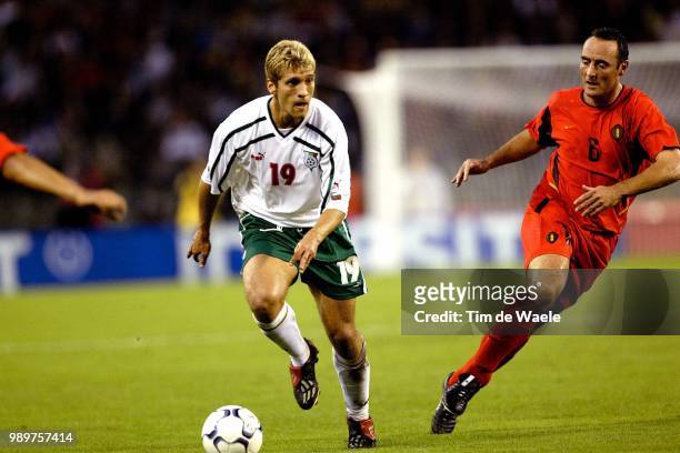 Belgium - Bulgary/ Qual.Euro 2004, Petrov Martin, Vanderhaeghe Yves, Red Devils, Diables Rouges, Rode Duivels, Qualifiing, Qualification,...