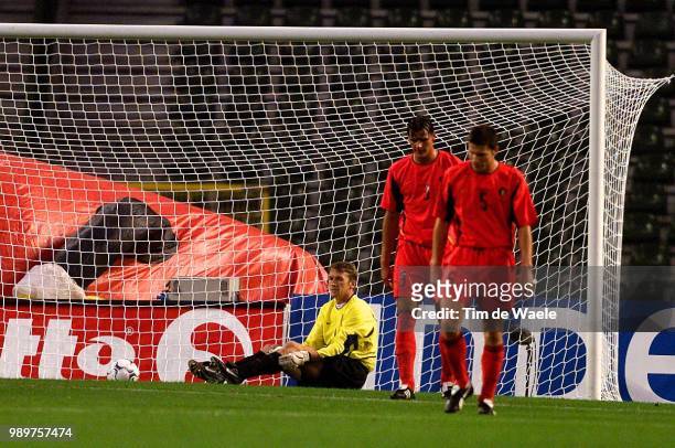 Belgium - Bulgary/ Qual.Euro 2004, Deception, Teleurstelling, De Vlieger Geert, Van Buyten Daniel, Van Derheyden Peter, Red Devils, Diables Rouges,...