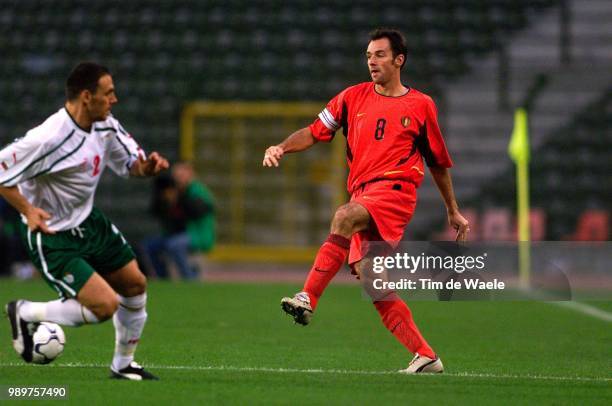 Belgium - Bulgary/ Qual.Euro 2004, Kishishev Radostin, Goor Bart, Red Devils, Diables Rouges, Rode Duivels, Qualifiing, Qualification, Kwalificatie,...