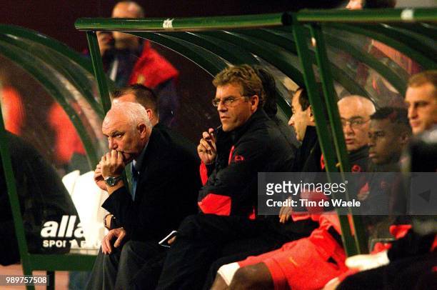 Belgium - Bulgary/ Qual.Euro 2004, Deception, Teleurstelling, Anthuenis Aime, Munaron Jacky /Red Devils, Diables Rouges, Rode Duivels, Qualifiing,...