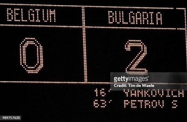 Belgium - Bulgary/ Qual.Euro 2004, Score, Result, Resultat, Resultaat, Red Devils, Diables Rouges, Rode Duivels, Qualifiing, Qualification,...