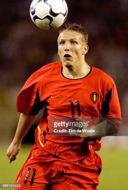 Belgium - Bulgary/ Qual.Euro 2004, Sonck Wesley, Red Devils, Diables Rouges, Rode Duivels, Qualifiing, Qualification, Kwalificatie, European Cup,...