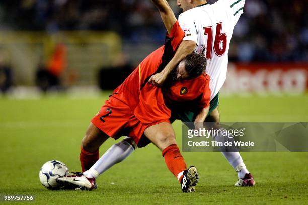 Belgium - Bulgary/ Qual.Euro 2004, Vreven Stijn, Chilikov Gergi, Red Devils, Diables Rouges, Rode Duivels, Qualifiing, Qualification, Kwalificatie,...