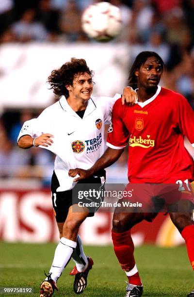 Valencia Cf - Liverpool Fc /Champions League Aimar Pablo, Diao Salif, Uefa,