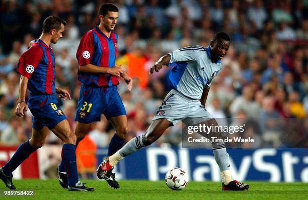 Fc Barcelona - Cl Brugge /Champions League Mendoza Carlos, Cocu Phillip, Motta Thiago, Uefa, Club, Barca, Bruges, Barcelone,