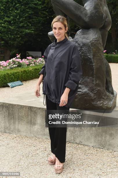 Gaia Repossi attends the Christian Dior Couture Haute Couture Fall/Winter 2018-2019 show as part of Haute Couture Paris Fashion Week on July 2, 2018...