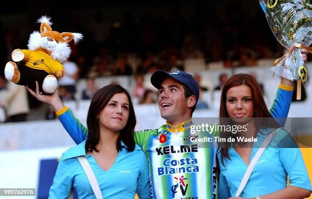 Tour Of Spain 2002, Stage 21, Gonzalez Aitor, Podium, Vuelta, Ronde, Etape, Rit, Time Trial, Tijdrit, Contre La Montre, Miss, Girls, Pin Up /Warner...