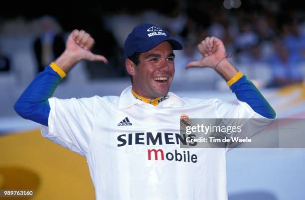 Tour Of Spain 2002, Stage 21, Gonzalez Aitor, Maillot Real Madrid, Trui, Jersey, Podium, Siemens, Mobilevuelta, Ronde, Etape, Rit, Warner Bros Park -...