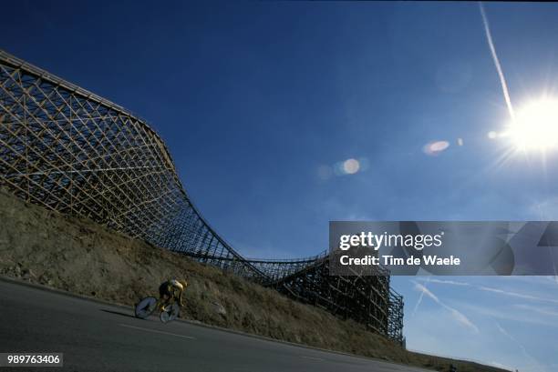 Tour Of Spain 2002, Stage 21, Illustration, Illustratie, Vuelta, Ronde, Etape, Rit, Warner Bros Park - Madrid , Stadium, Stadion, Stade, Time Trial,...